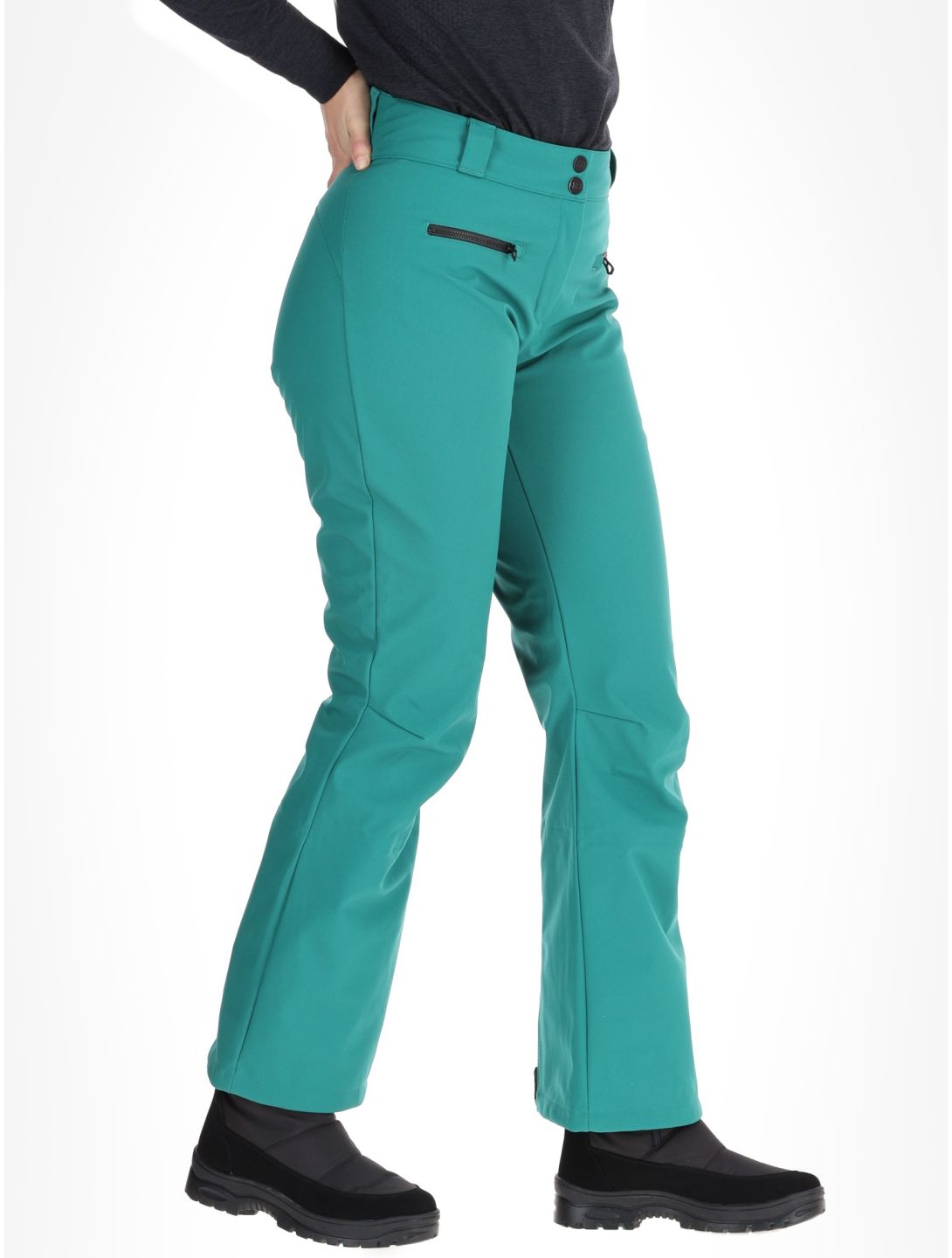 Helly Hansen, W Bellissimo 2 pantalones de esquí softshell mujeres Emerald verde 