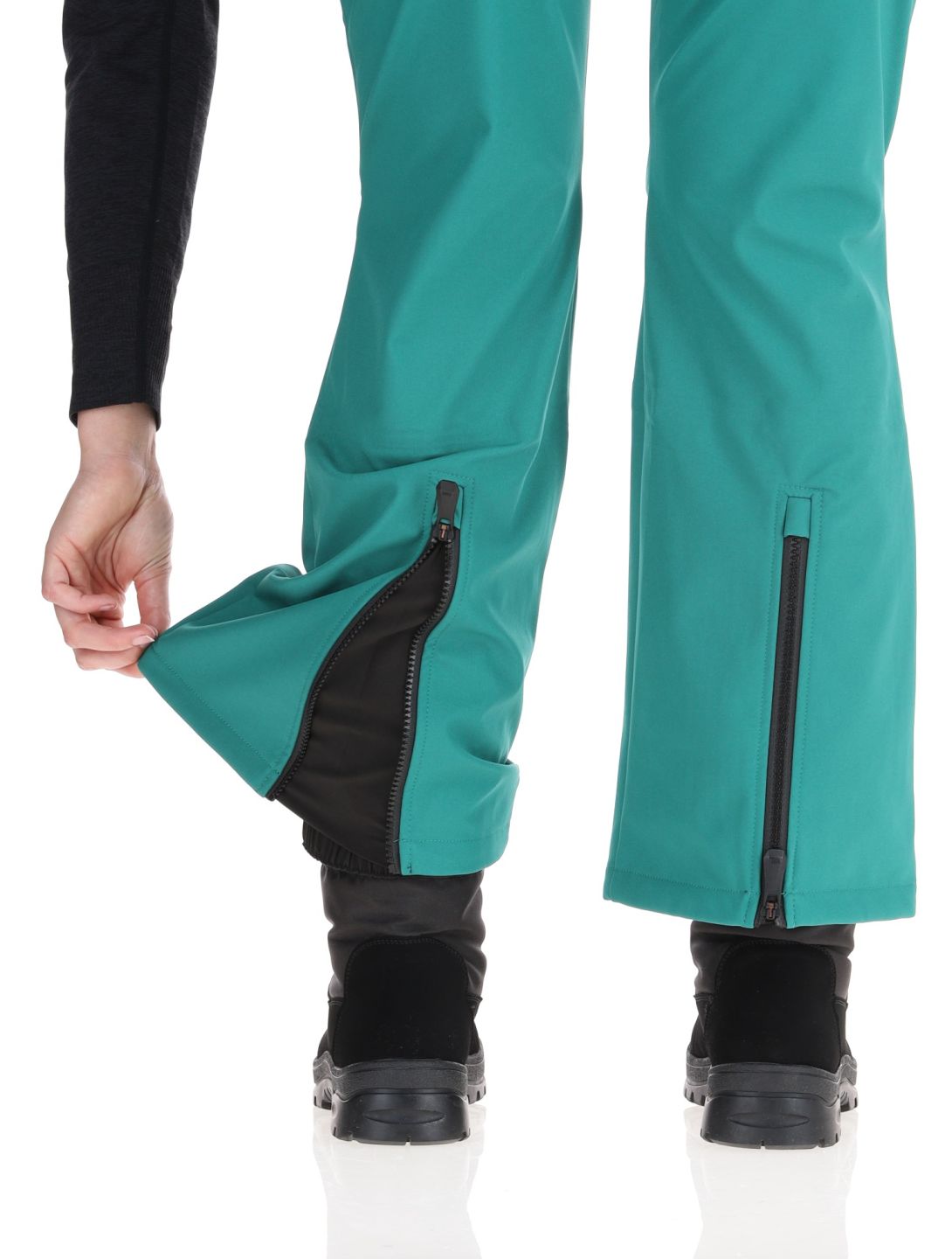 Helly Hansen, W Bellissimo 2 pantalones de esquí softshell mujeres Emerald verde 