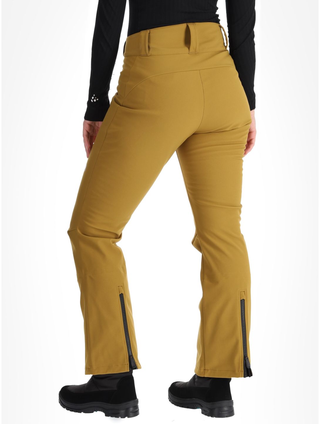 Helly Hansen, W Bellissimo 2 pantalones de esquí softshell mujeres Lynx marrón 