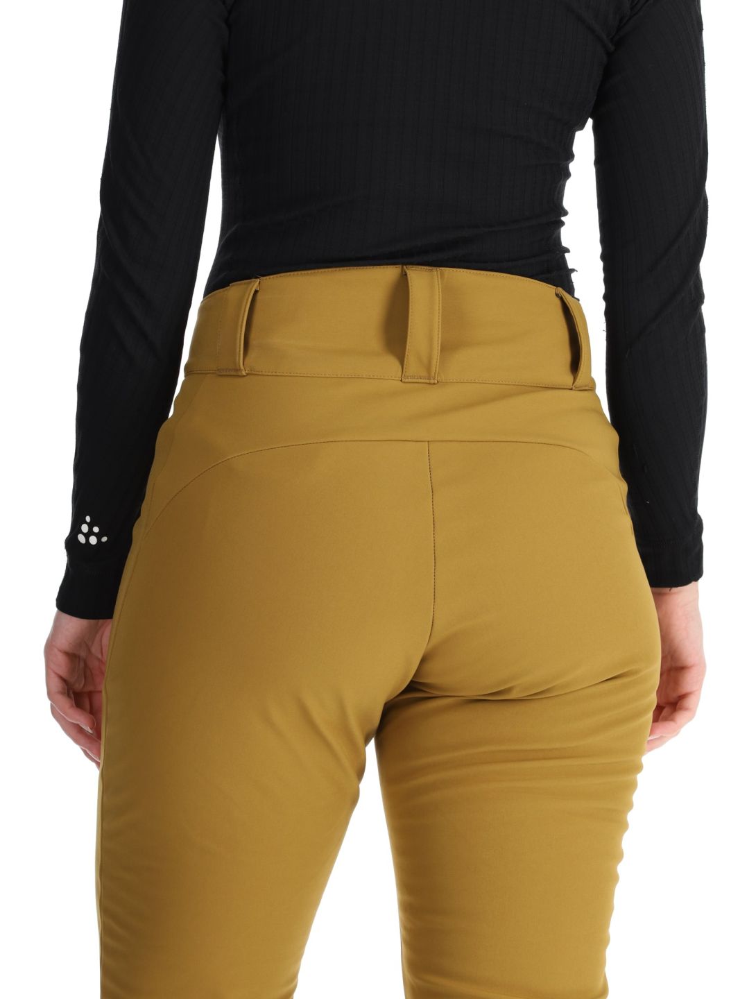 Helly Hansen, W Bellissimo 2 pantalones de esquí softshell mujeres Lynx marrón 