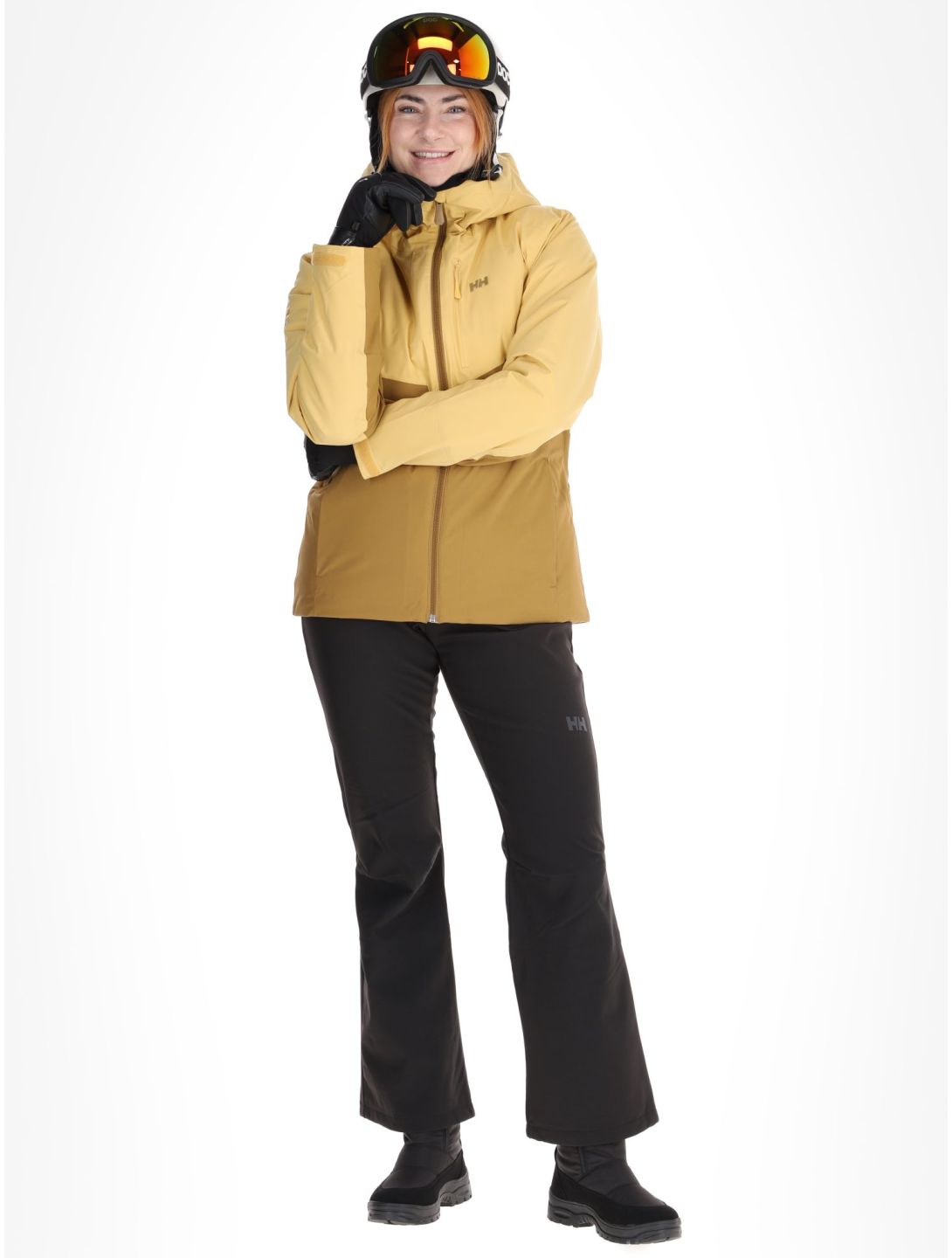 Helly Hansen, W Edge 3.0 chaqueta de esquí mujeres Sand amarillo 