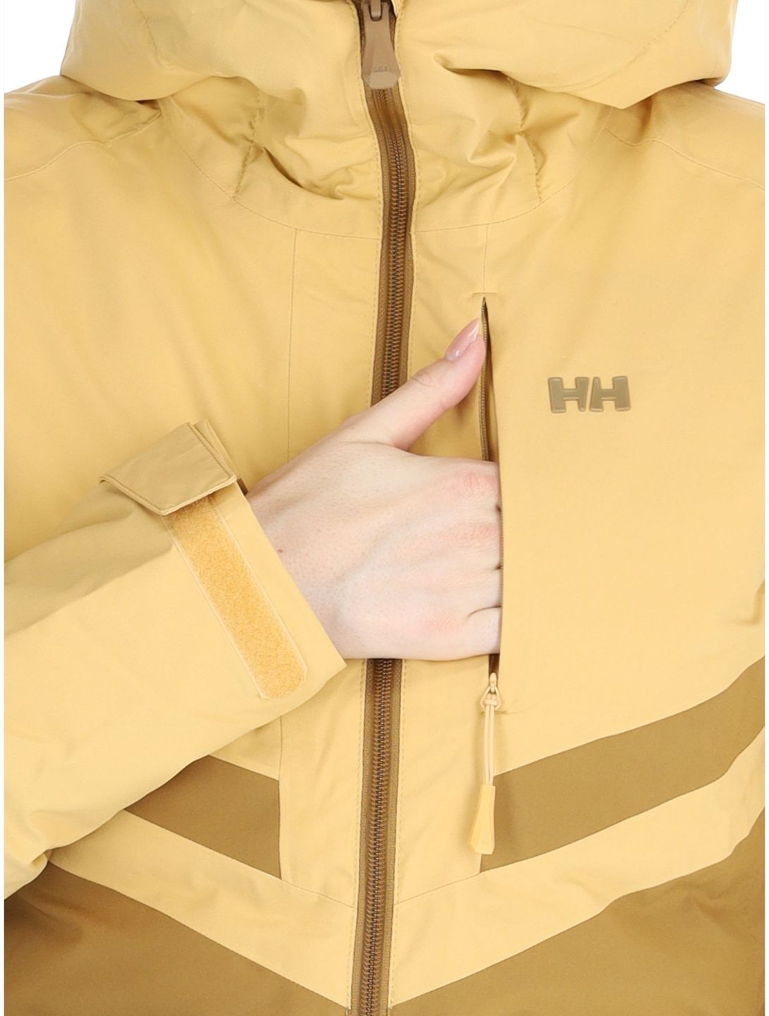 Helly Hansen, W Edge 3.0 chaqueta de esquí mujeres Sand amarillo 