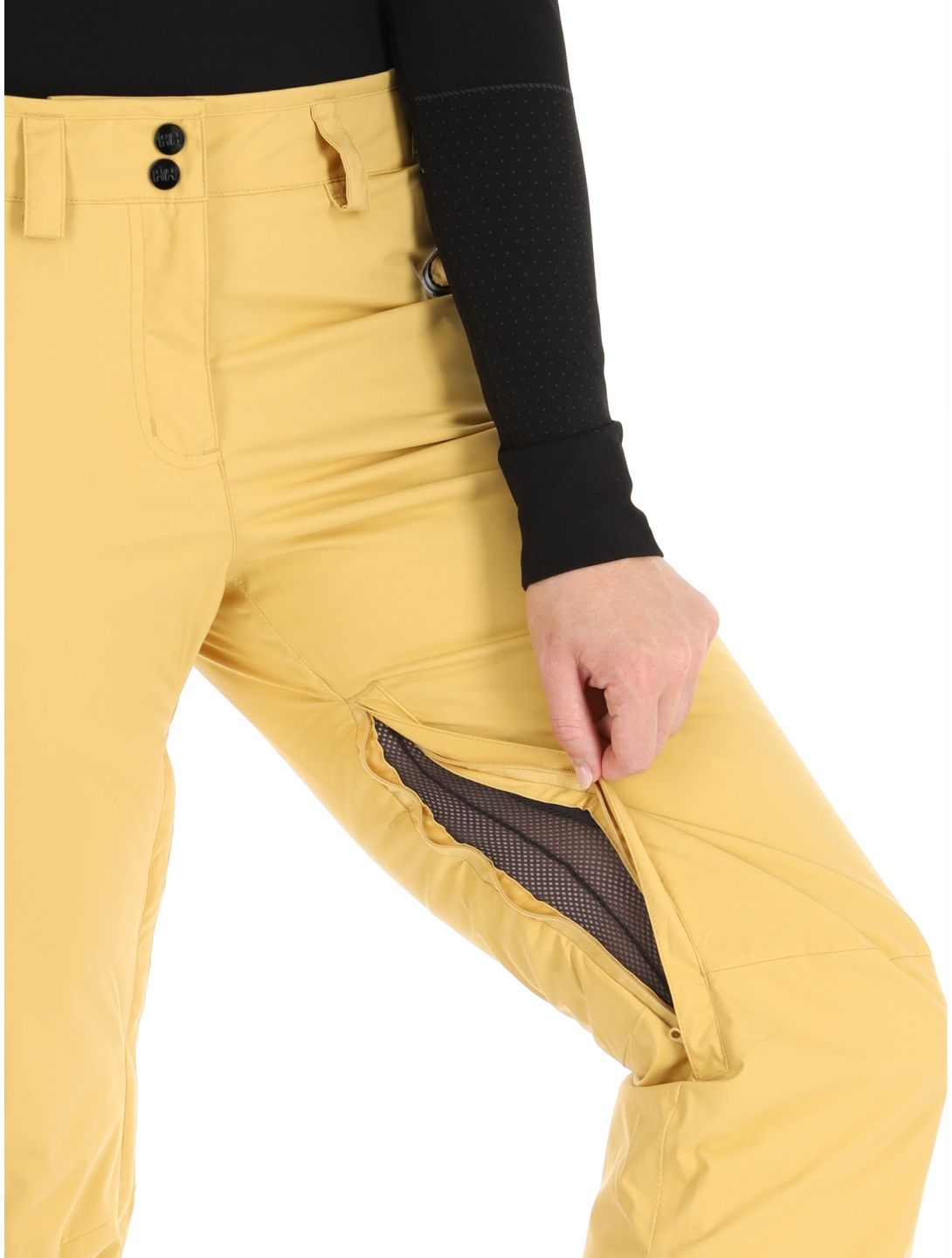 Helly Hansen, W Legendary Insulated pantalones de esquí mujeres Sand amarillo 