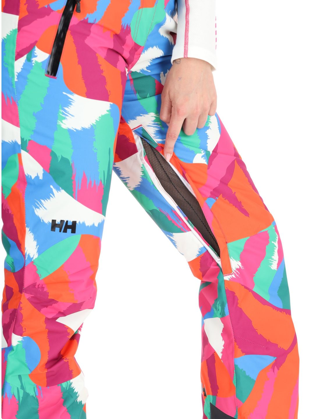 Helly Hansen, W Legendary Insulated pantalones de esquí mujeres JPB AOP multicolor 