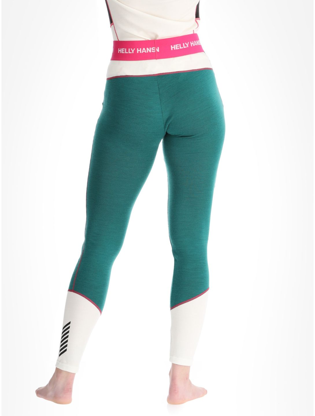 Helly Hansen, W Lifa Merino Midweight pantalón termoactivo mujeres Emerald verde 