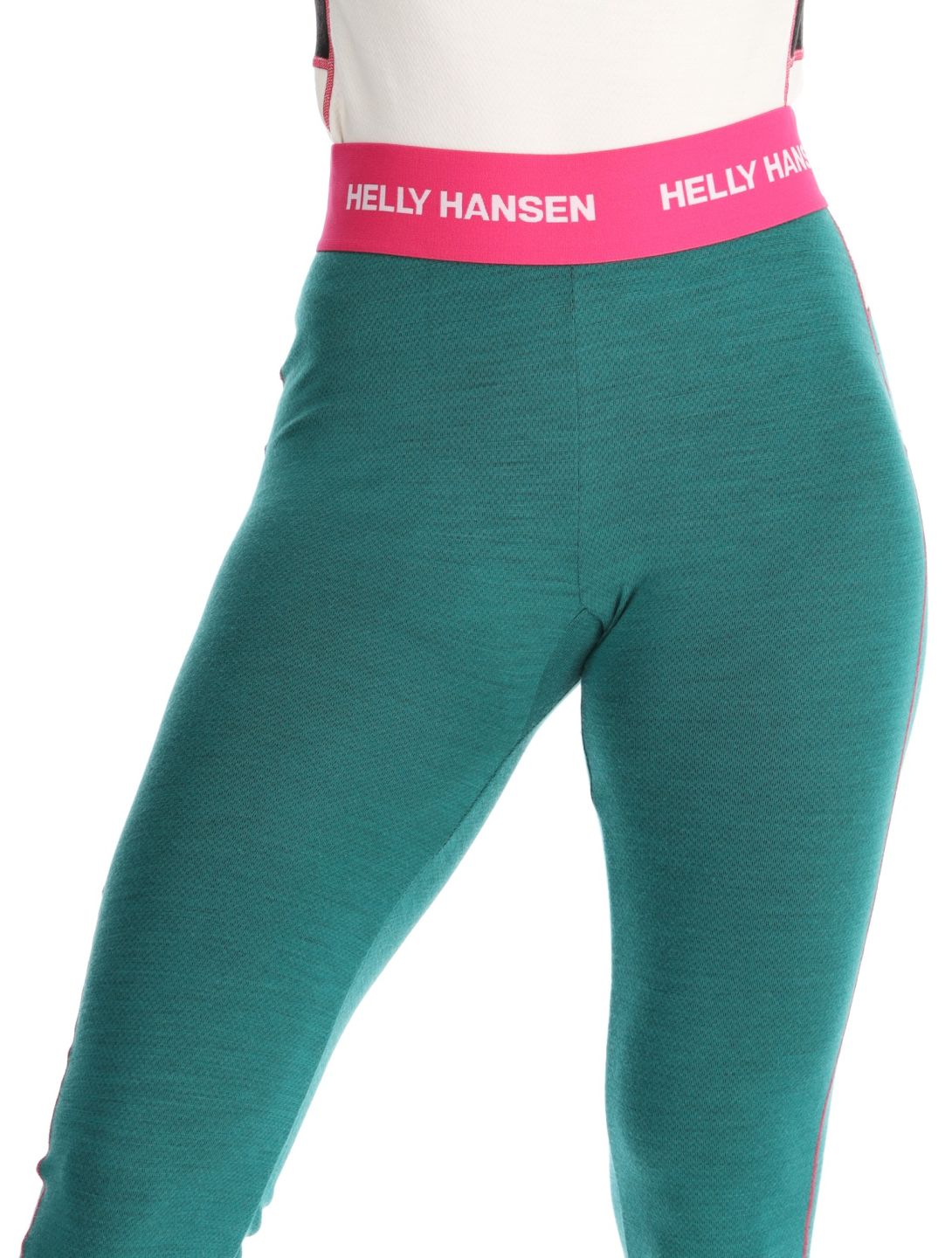 Helly Hansen, W Lifa Merino Midweight pantalón termoactivo mujeres Emerald verde 