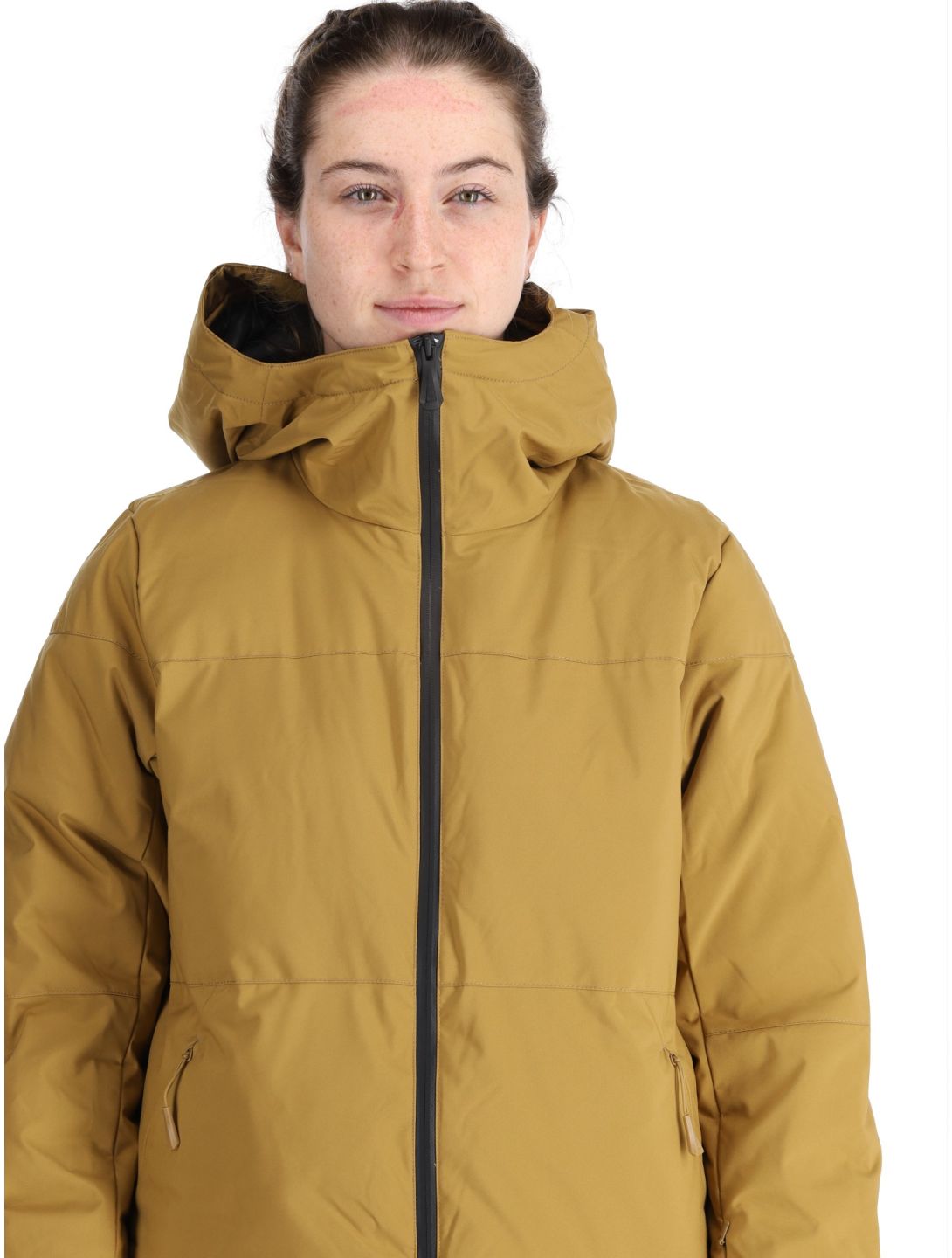 Helly Hansen, W Nora Short Puffy chaqueta de esquí mujeres Lynx amarillo 