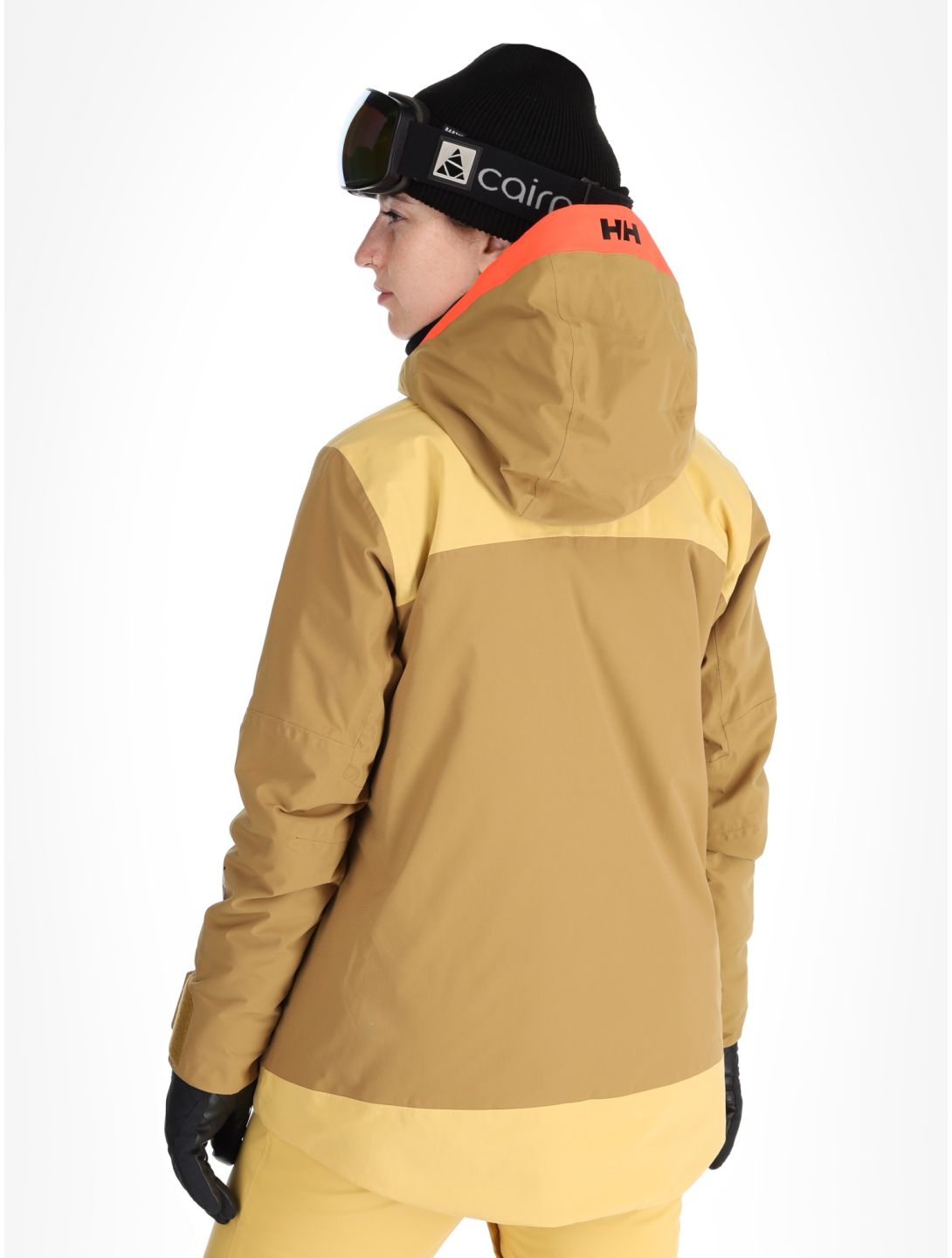 Helly Hansen, W Powchaser 2.0 chaqueta de esquí mujeres Sand amarillo 