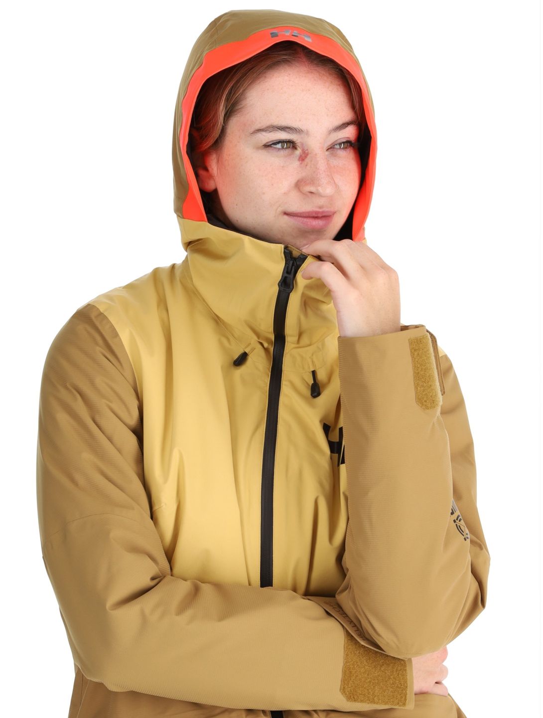 Helly Hansen, W Powchaser 2.0 chaqueta de esquí mujeres Sand amarillo 