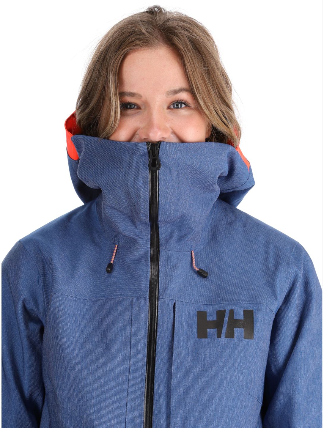 Helly Hansen, W Powderqueen 3.0 chaqueta de esquí mujeres Deep Fjord azul 