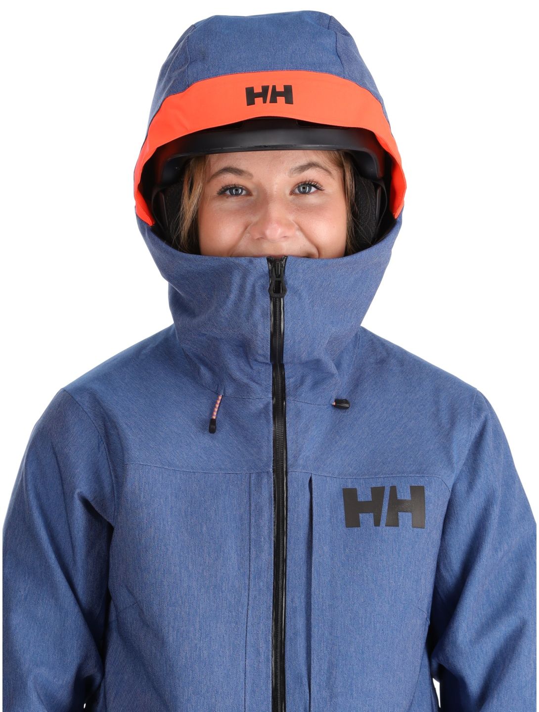 Helly Hansen, W Powderqueen 3.0 chaqueta de esquí mujeres Deep Fjord azul 