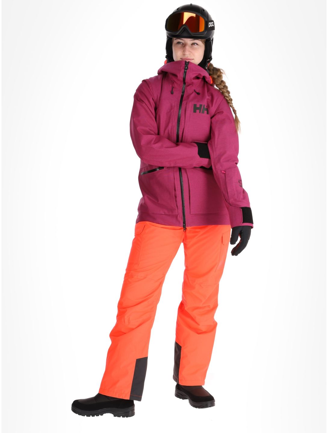 Helly Hansen, W Powderqueen 3.0 chaqueta de esquí mujeres Magenta púrpura 