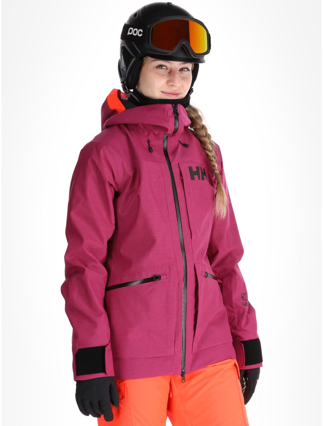 Helly Hansen, W Powderqueen 3.0 chaqueta de esquí mujeres Magenta púrpura 