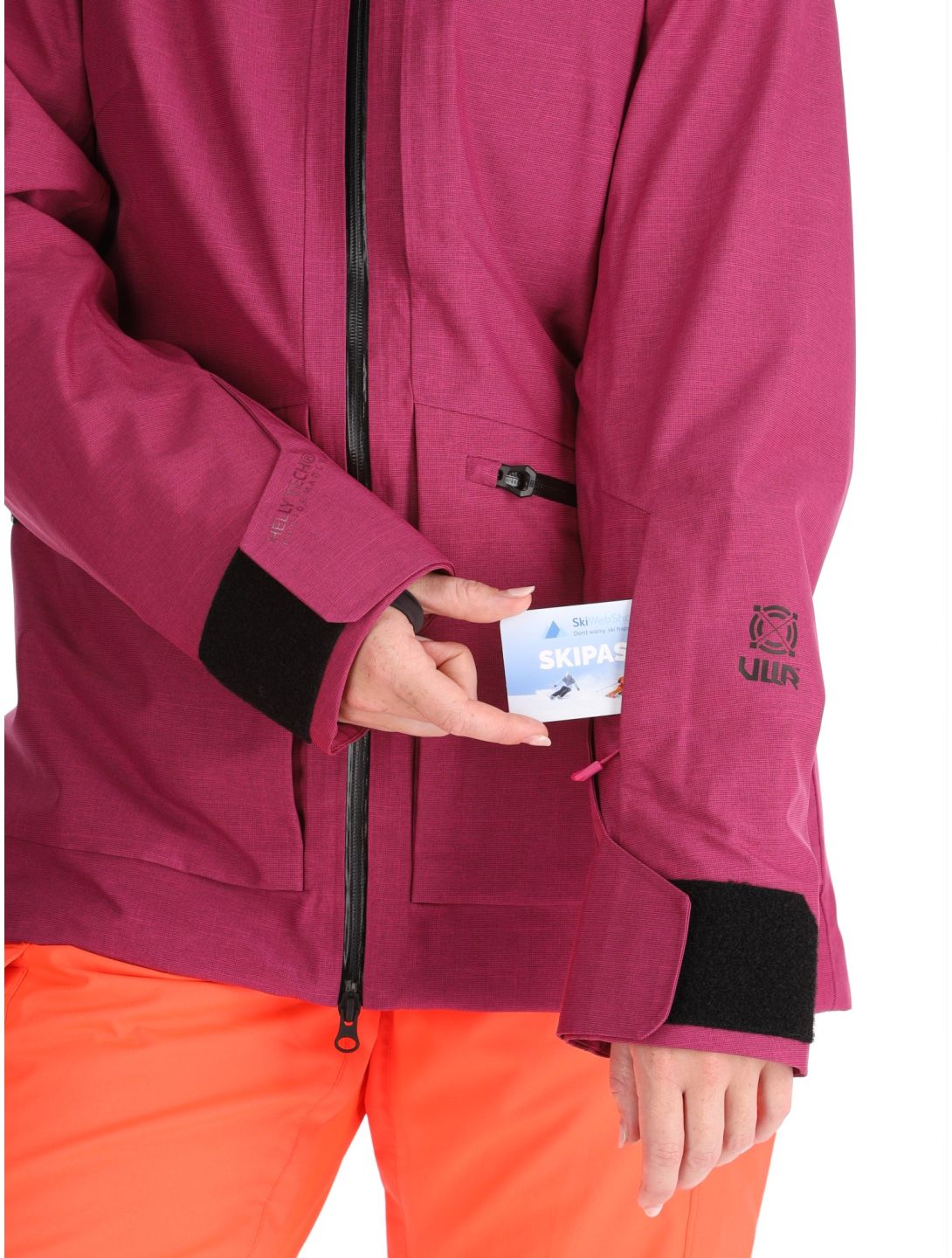 Helly Hansen, W Powderqueen 3.0 chaqueta de esquí mujeres Magenta púrpura 