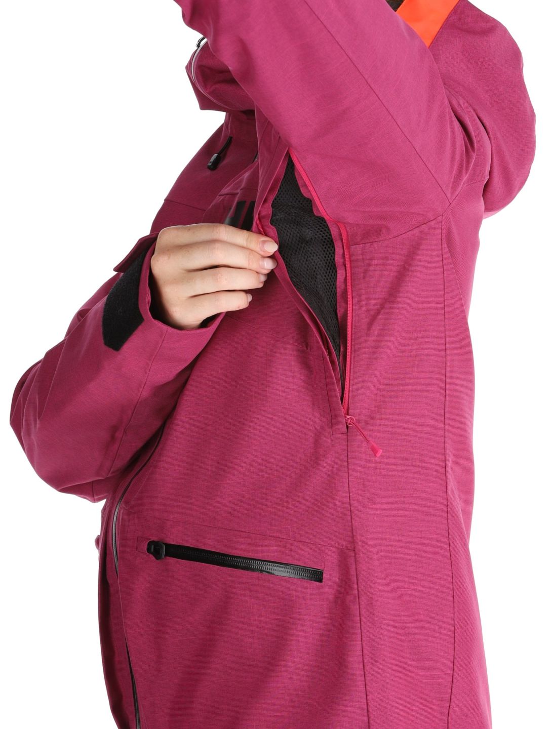 Helly Hansen, W Powderqueen 3.0 chaqueta de esquí mujeres Magenta púrpura 