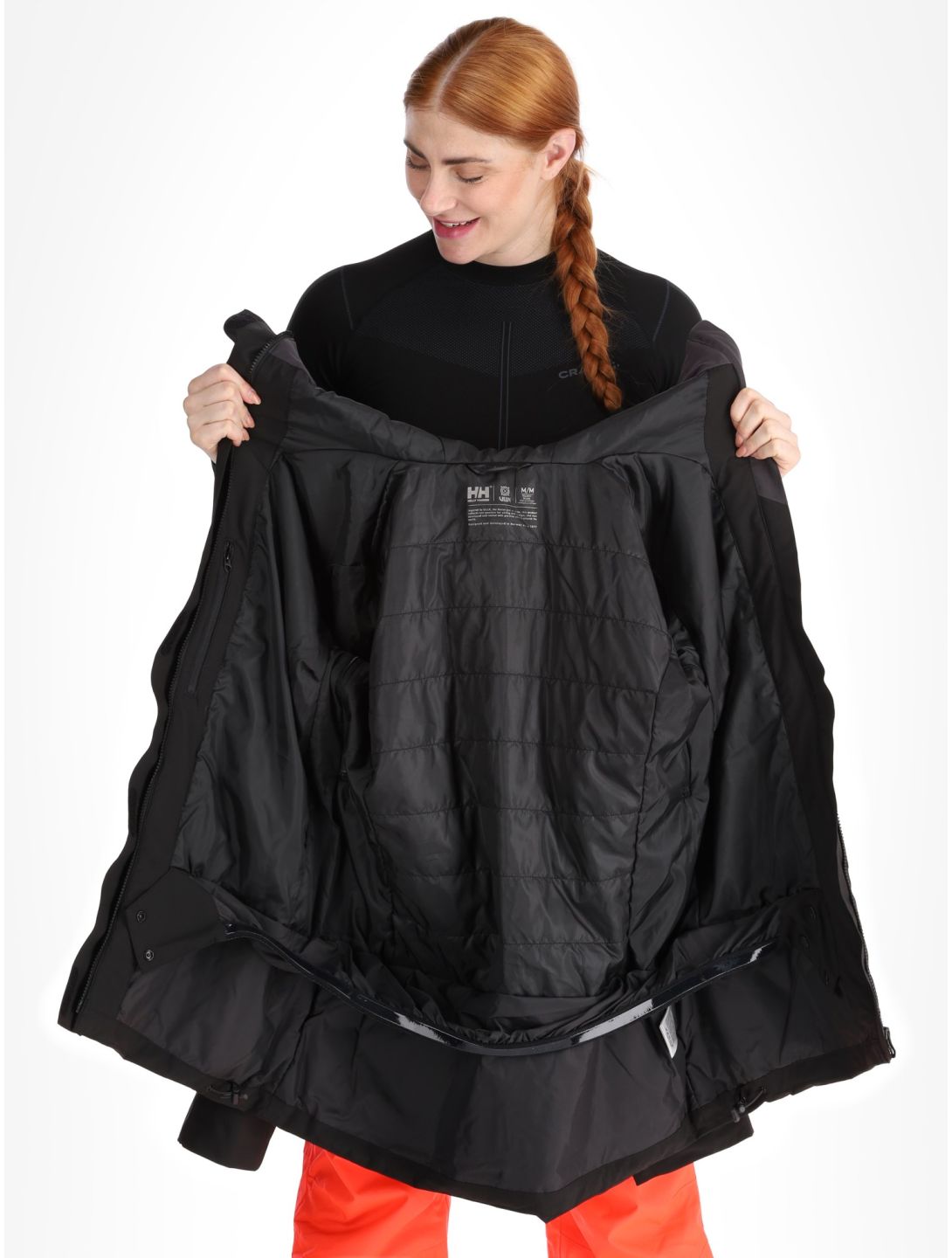 Helly Hansen, W Powshot chaqueta de esquí mujeres Black negro 