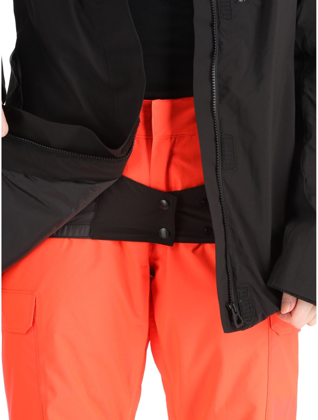 Helly Hansen, W Powshot chaqueta de esquí mujeres Black negro 