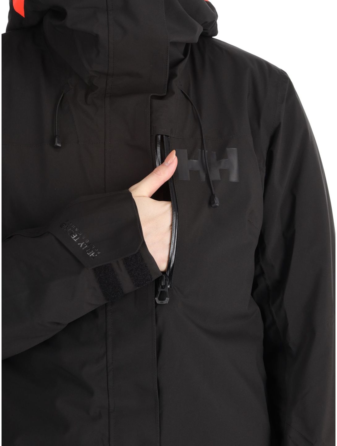 Helly Hansen, W Powshot chaqueta de esquí mujeres Black negro 