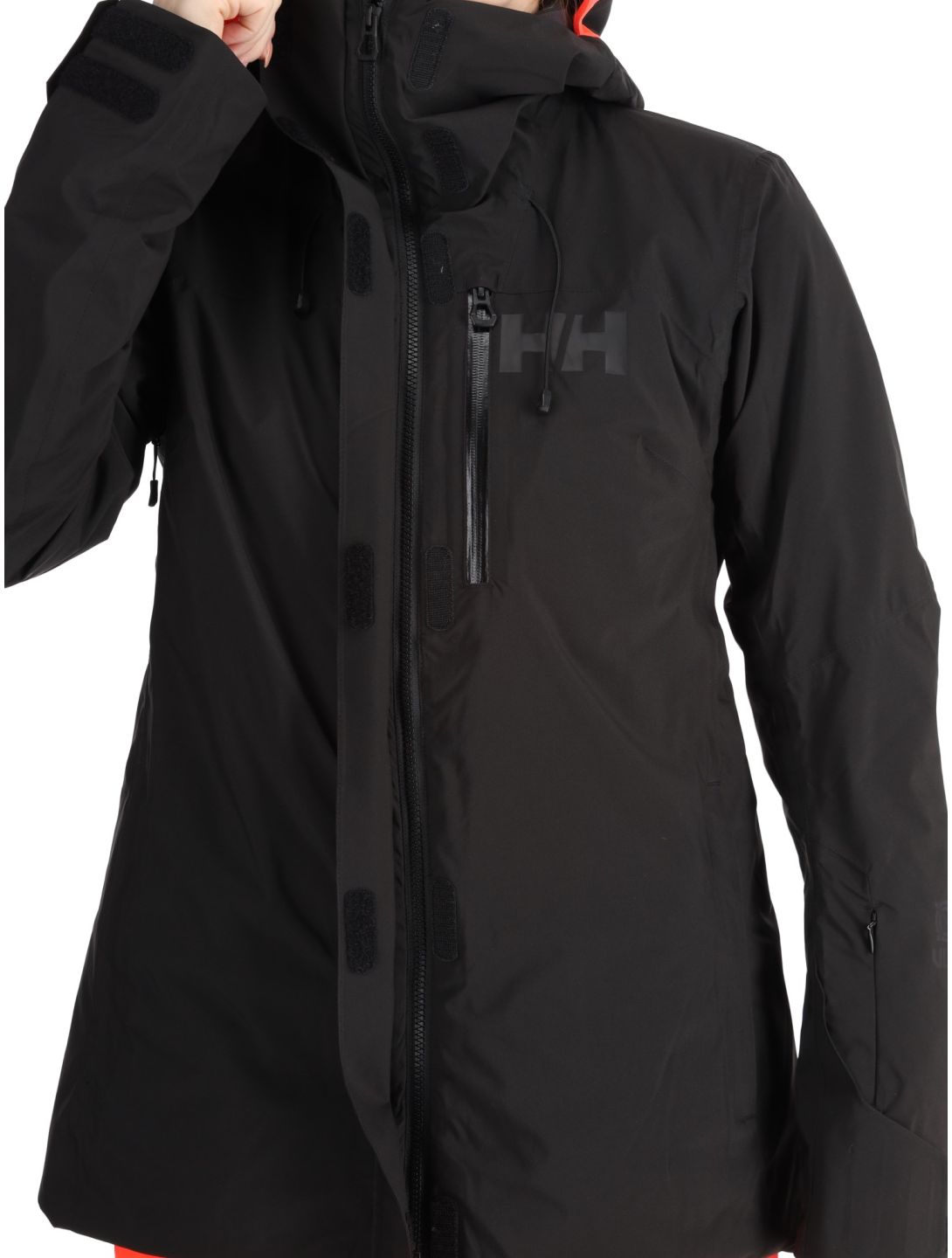 Helly Hansen, W Powshot chaqueta de esquí mujeres Black negro 