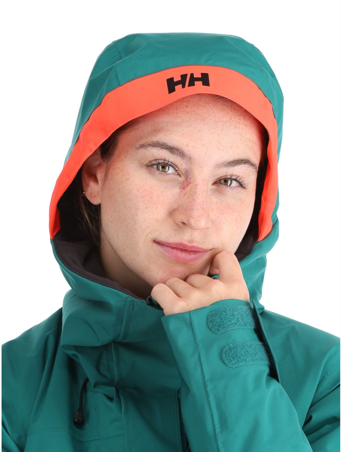 Helly Hansen, W Powshot chaqueta de esquí mujeres Emerald verde 