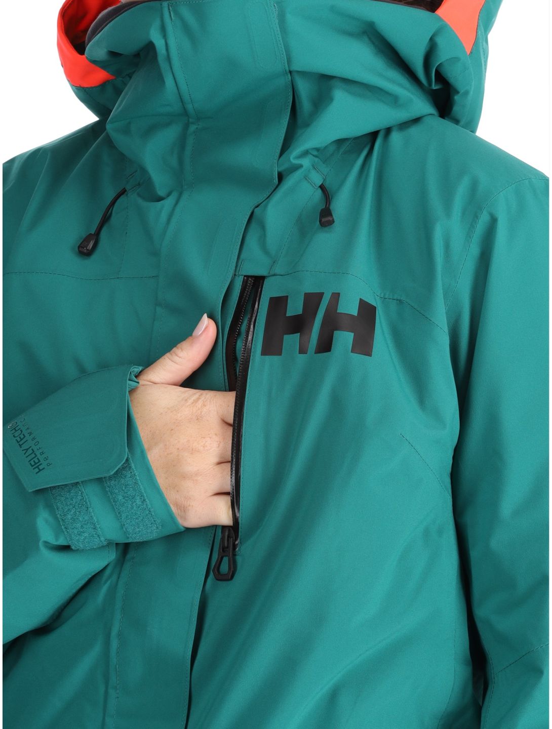 Helly Hansen, W Powshot chaqueta de esquí mujeres Emerald verde 