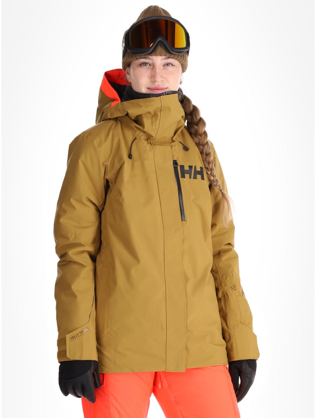 Helly Hansen, W Powshot chaqueta de esquí mujeres Lynx amarillo 