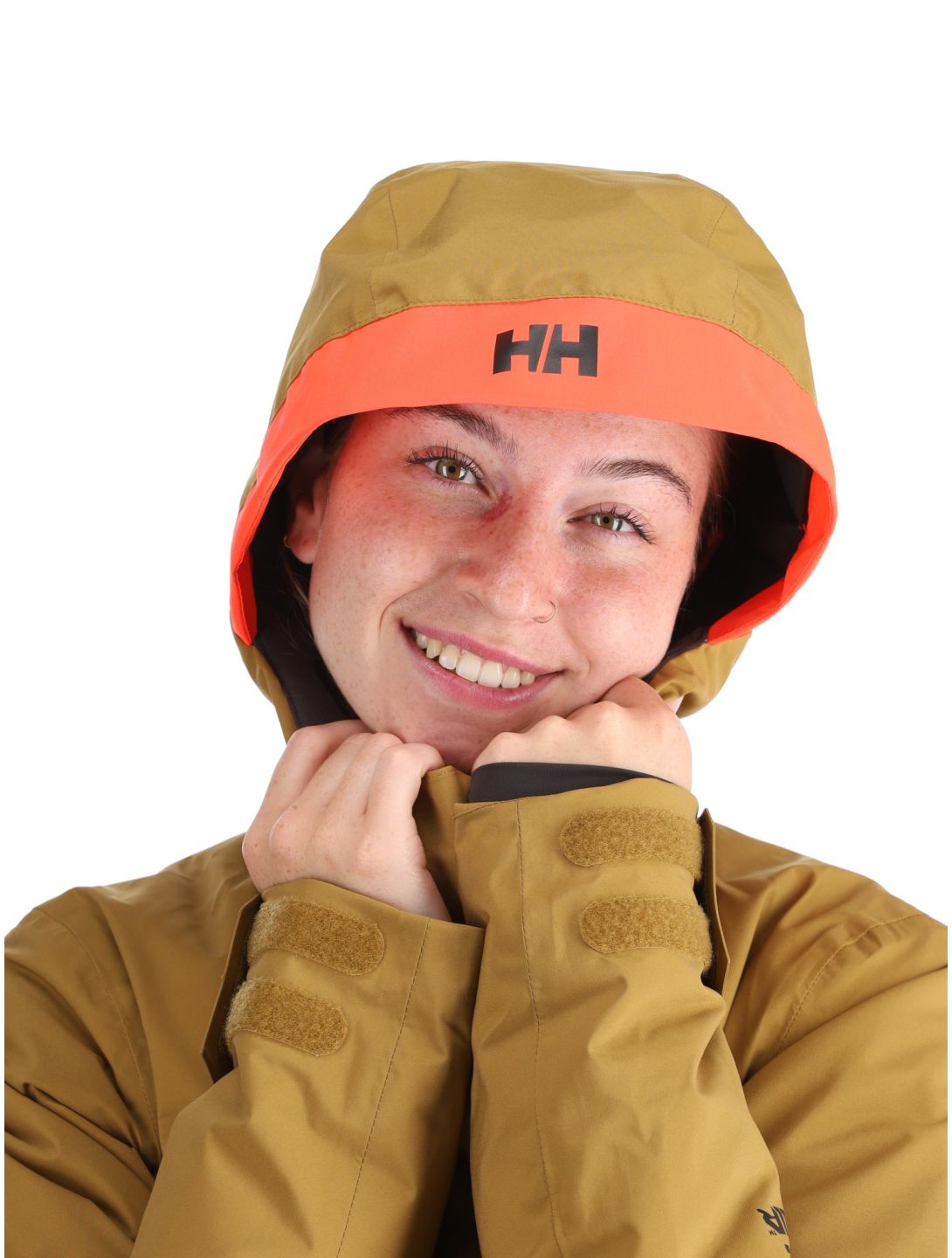 Helly Hansen, W Powshot chaqueta de esquí mujeres Lynx amarillo 