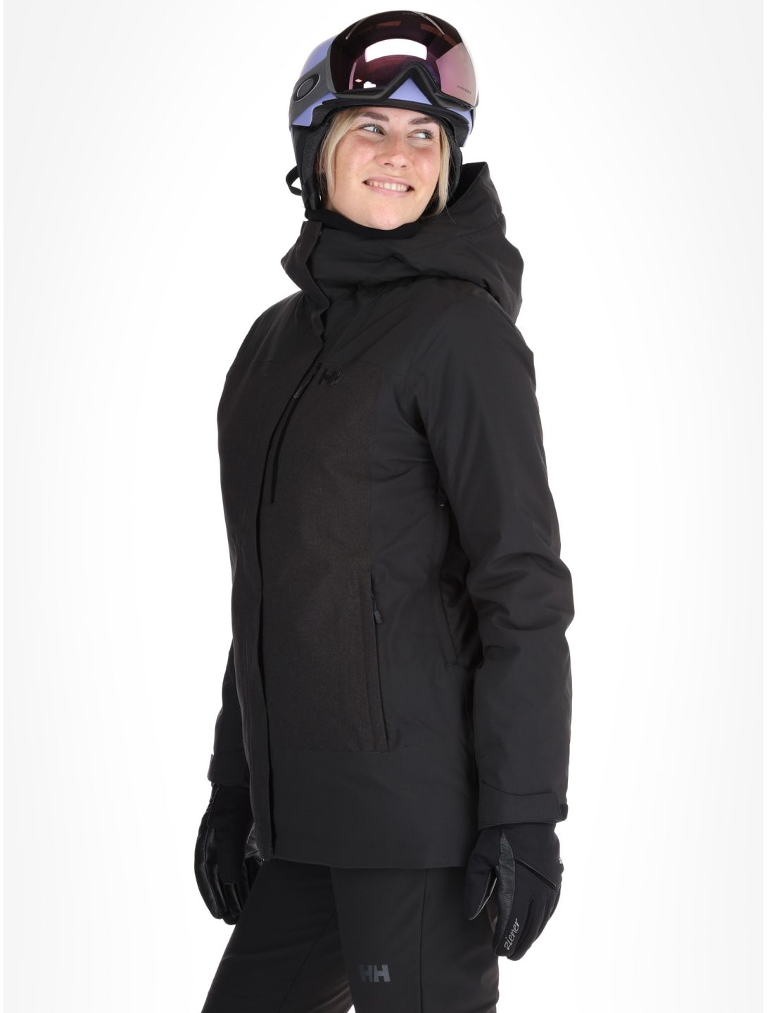 Helly Hansen, W Snowplay Long Insulated chaqueta de esquí mujeres Black negro 