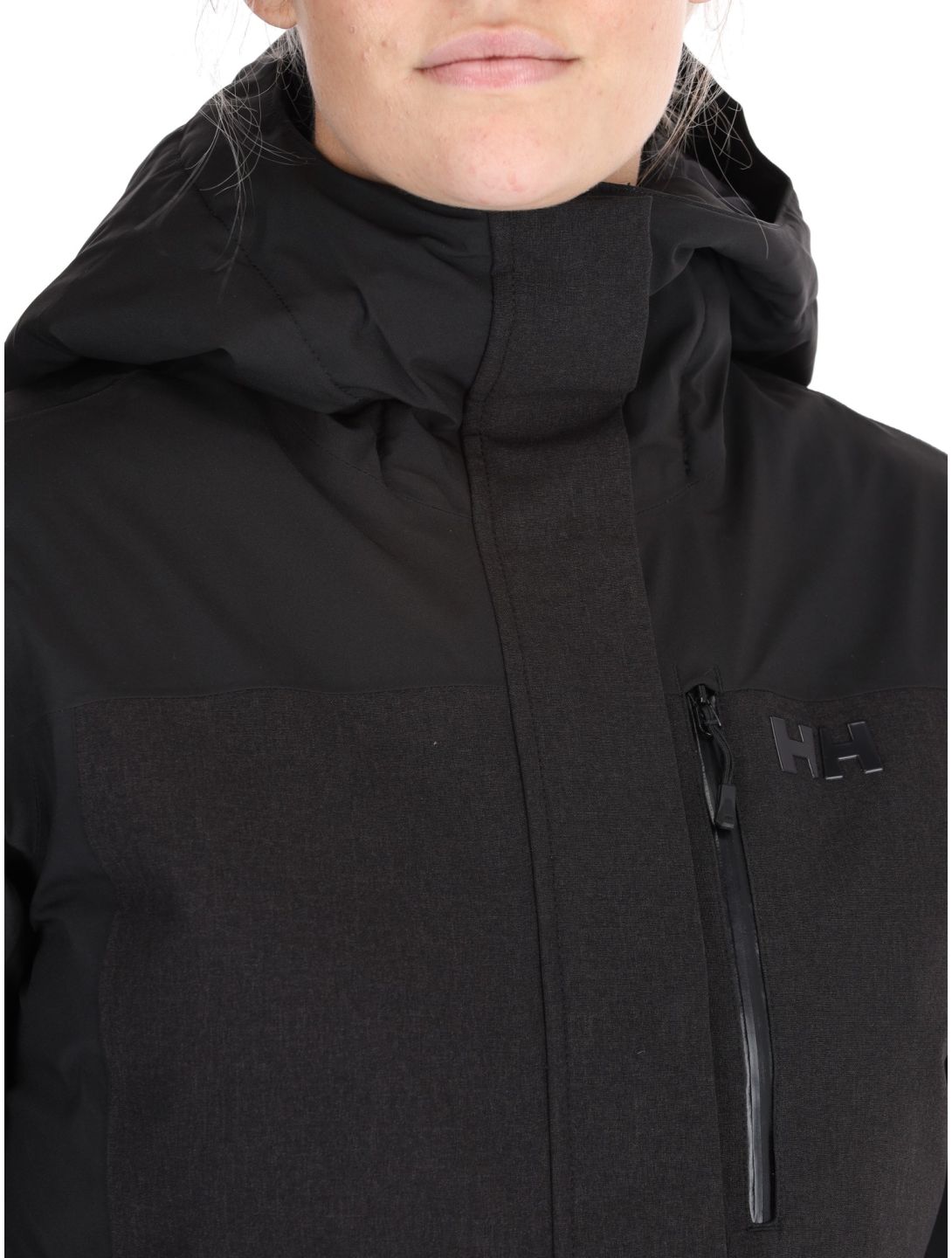 Helly Hansen, W Snowplay Long Insulated chaqueta de esquí mujeres Black negro 