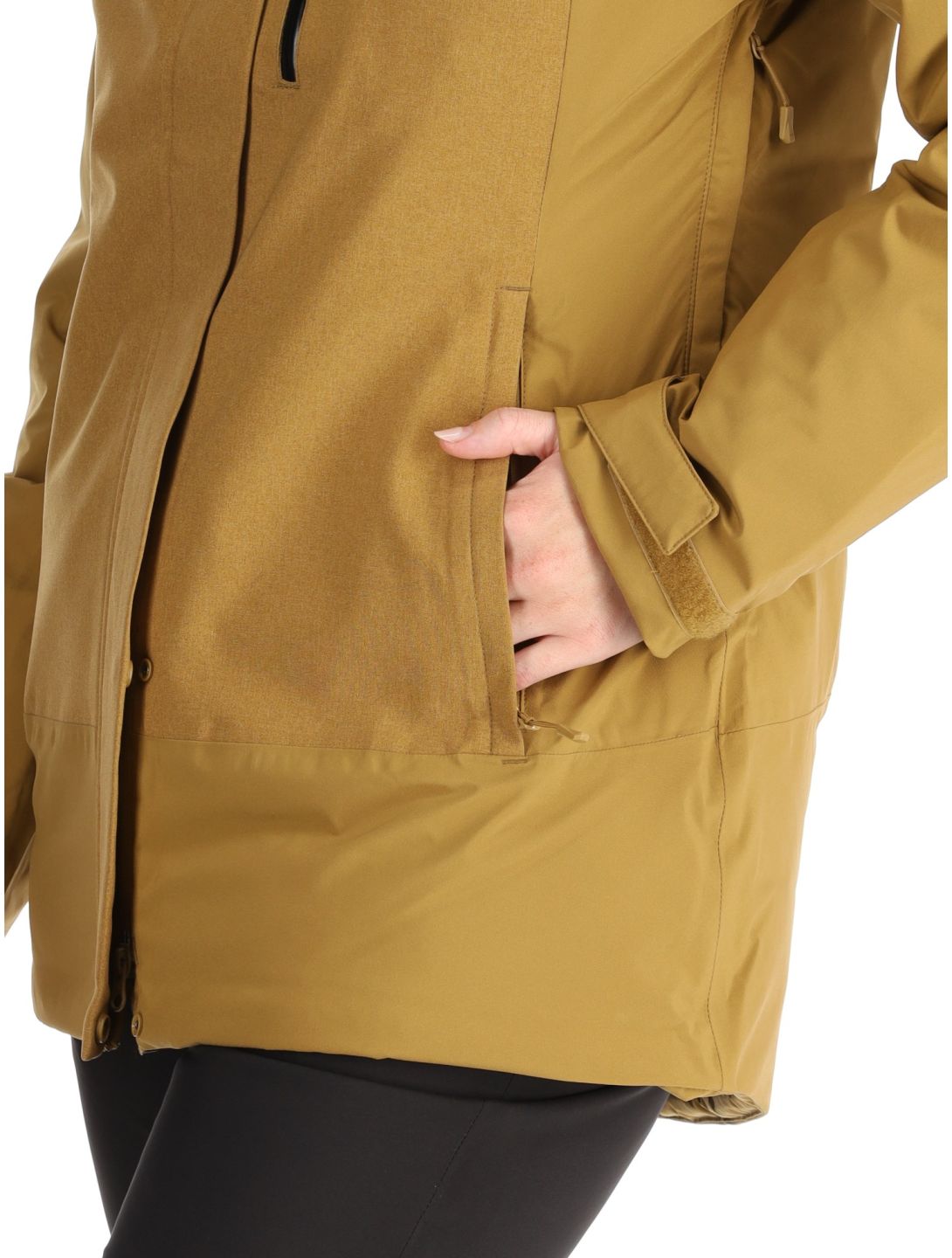 Helly Hansen, W Snowplay Long Insulated chaqueta de esquí mujeres Lynx amarillo 