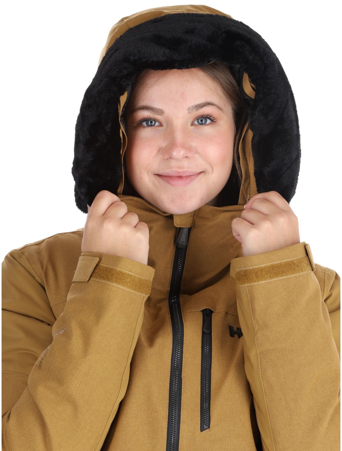 Helly Hansen, W Valdisere 2.0 chaqueta de esquí mujeres Lynx amarillo 