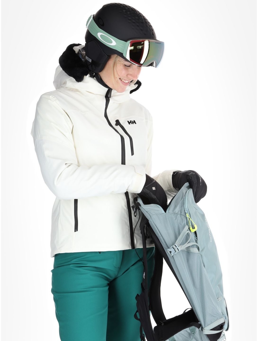 Helly Hansen, W Valdisere 2.0 chaqueta de esquí mujeres Snow blanco 