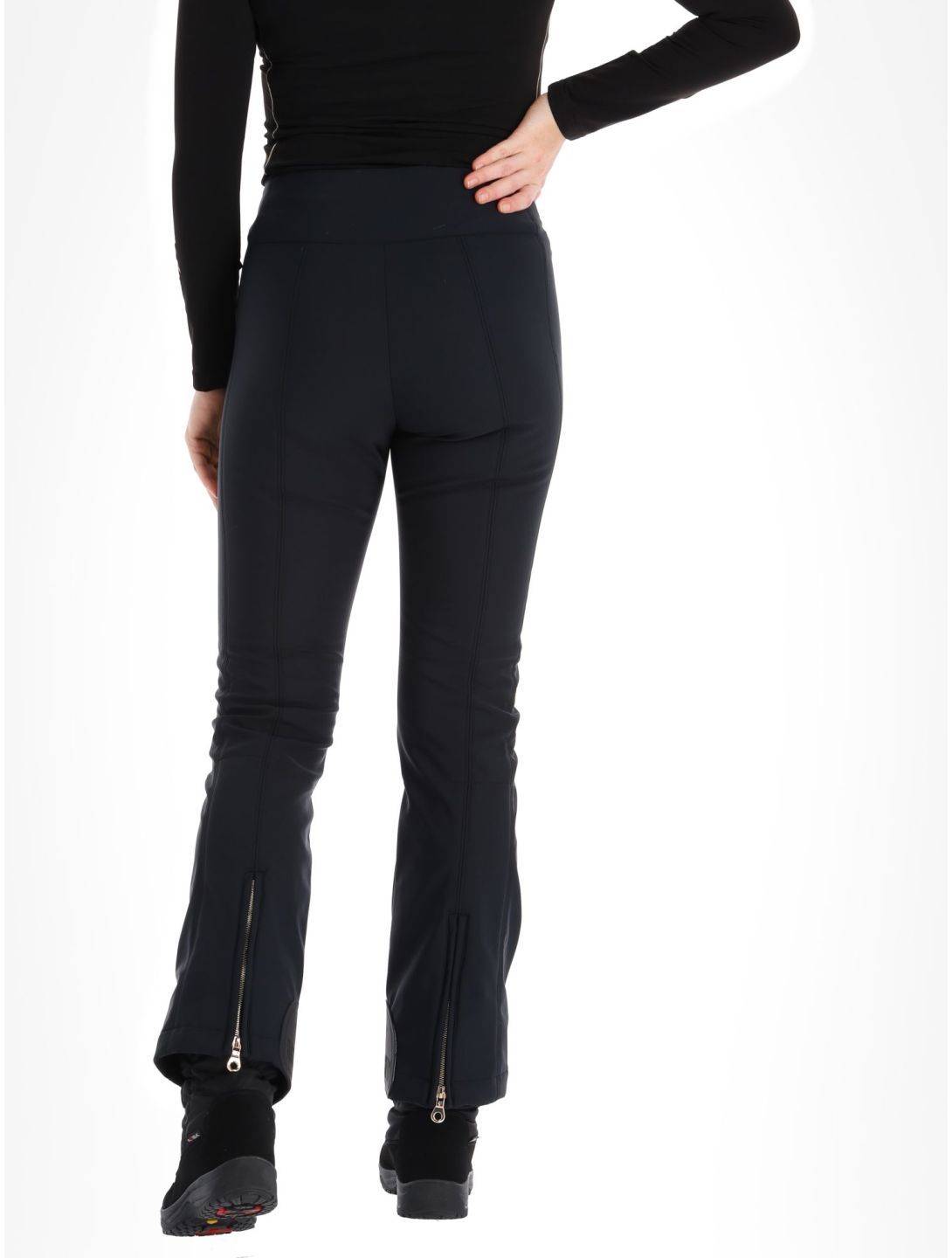 High Society, Lia pantalones de esquí softshell mujeres Black negro 