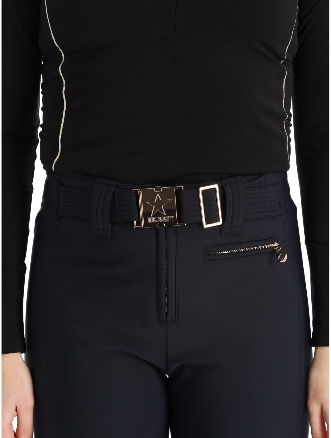 High Society, Lia pantalones de esquí softshell mujeres Black negro 