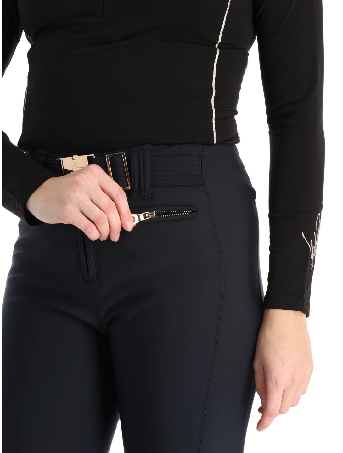 High Society, Lia pantalones de esquí softshell mujeres Black negro 