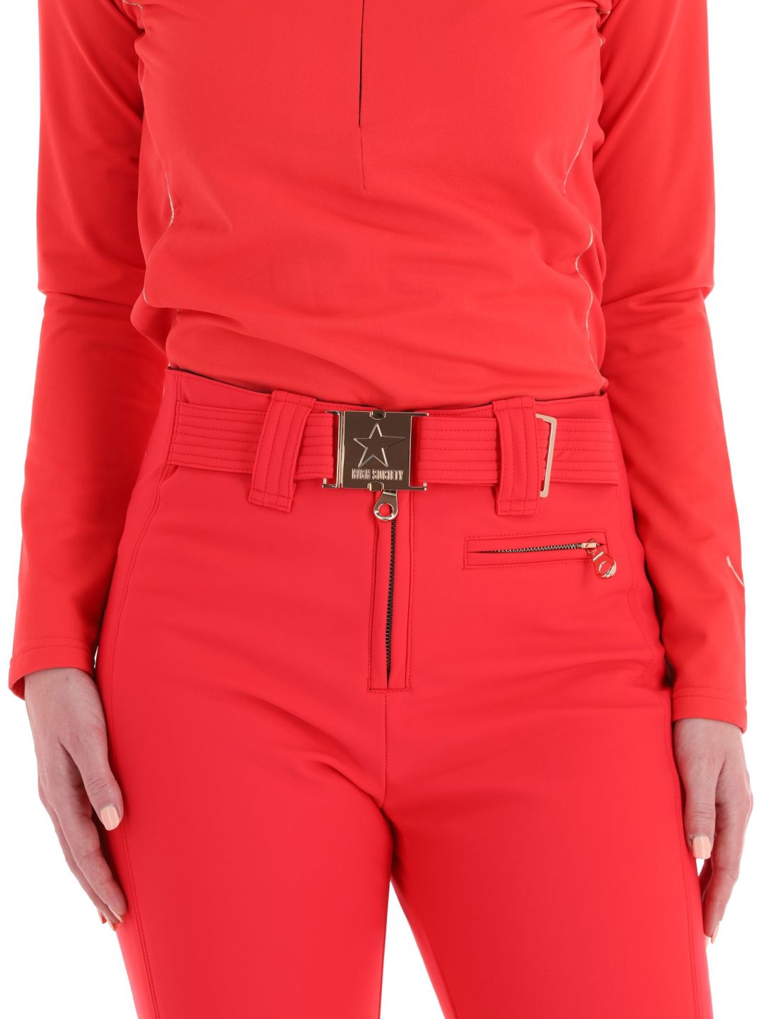 High Society, Lia pantalones de esquí softshell mujeres Red rojo 