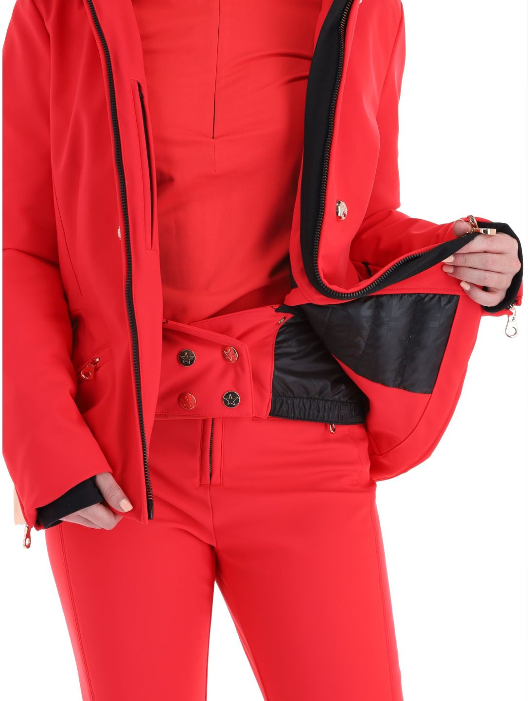 High Society, Scarlett chaqueta de esquí mujeres Red rojo 