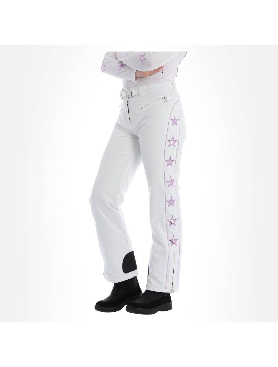 High Society, Jil pantalones de esquí mujeres lila blanco, púrpura 