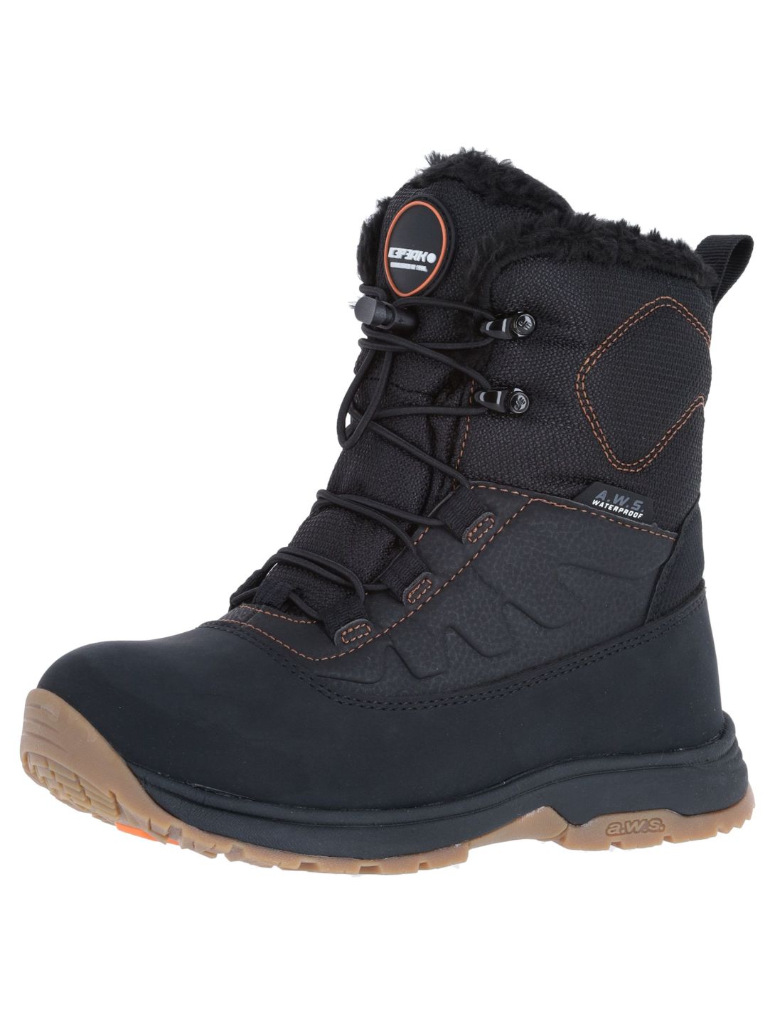 Icepeak, Alofi Jr botas de nieve niños Black negro 