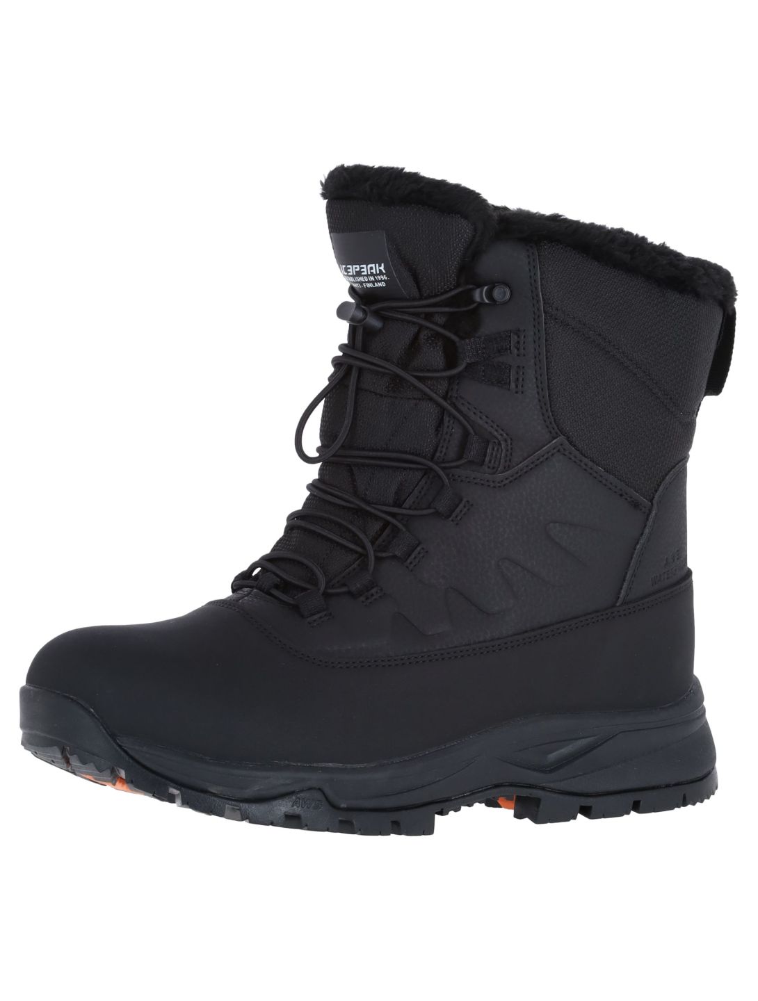 Icepeak, Alofi MR botas de nieve hombres Black negro 