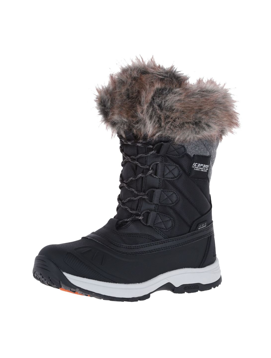 Icepeak, Ansina MS botas de nieve mujeres Black negro 