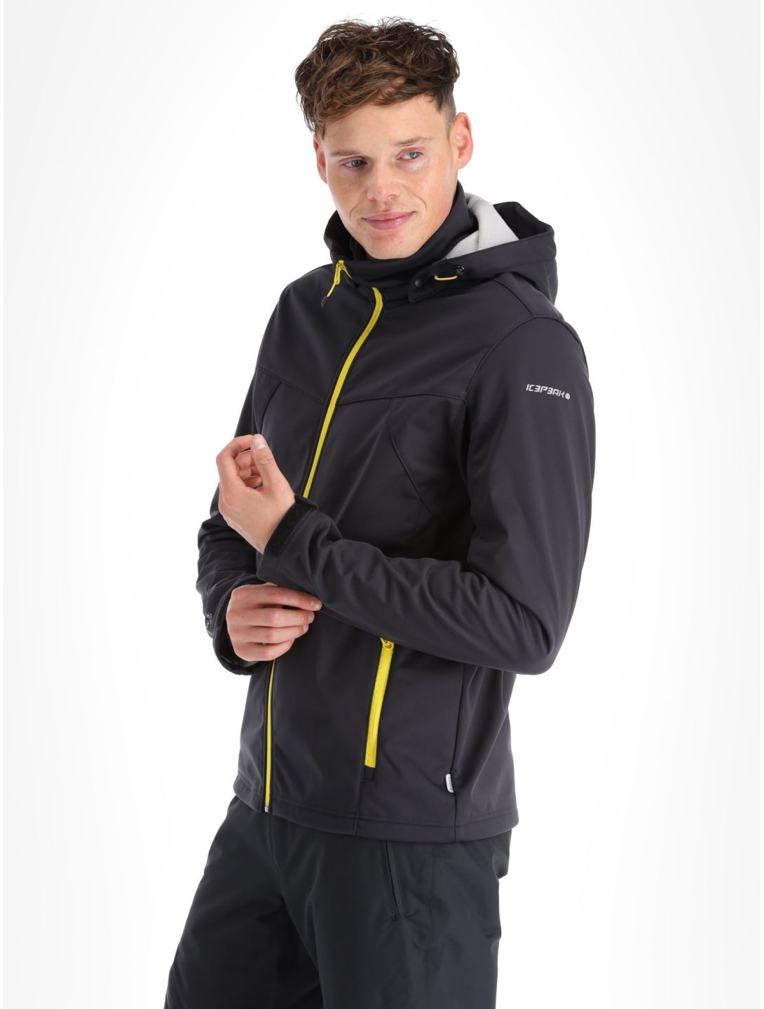 Icepeak, Biggs chaqueta de esquí softshell hombres anthracite gris 