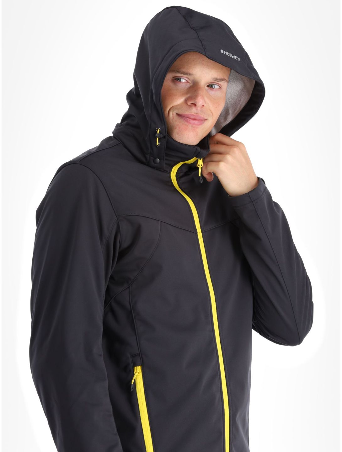 Icepeak, Biggs chaqueta de esquí softshell hombres anthracite gris 