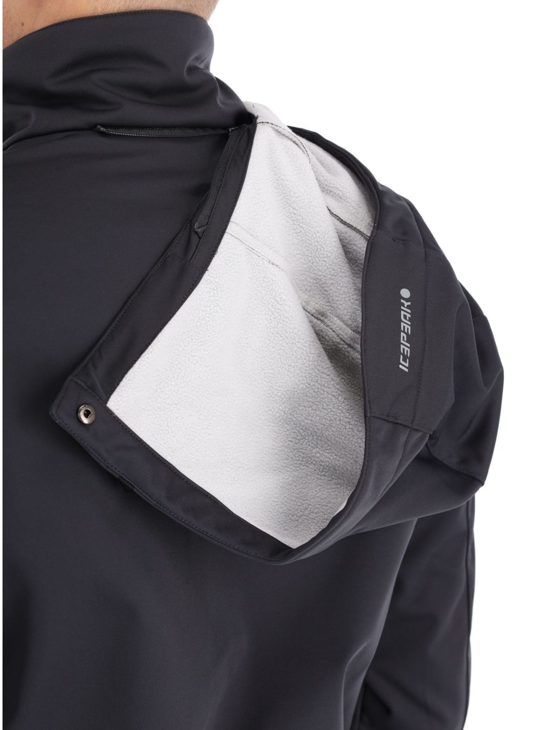 Icepeak, Biggs chaqueta de esquí softshell hombres anthracite gris 