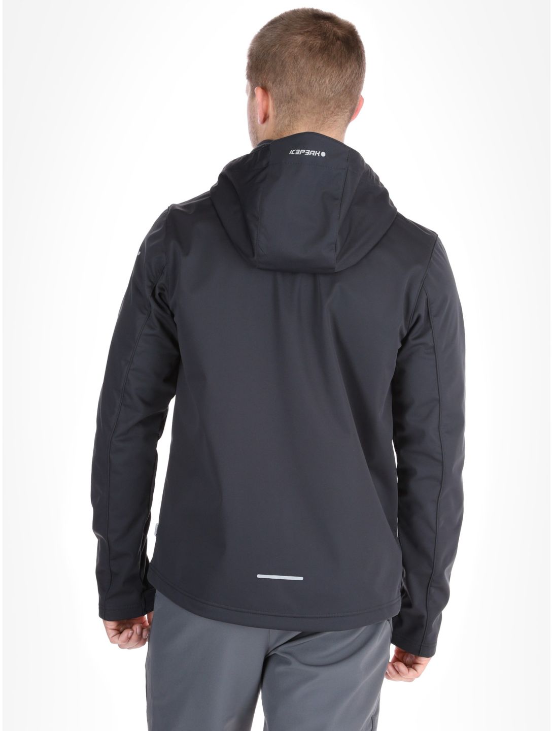 Icepeak, Biggs chaqueta de esquí softshell hombres Anthracite gris 