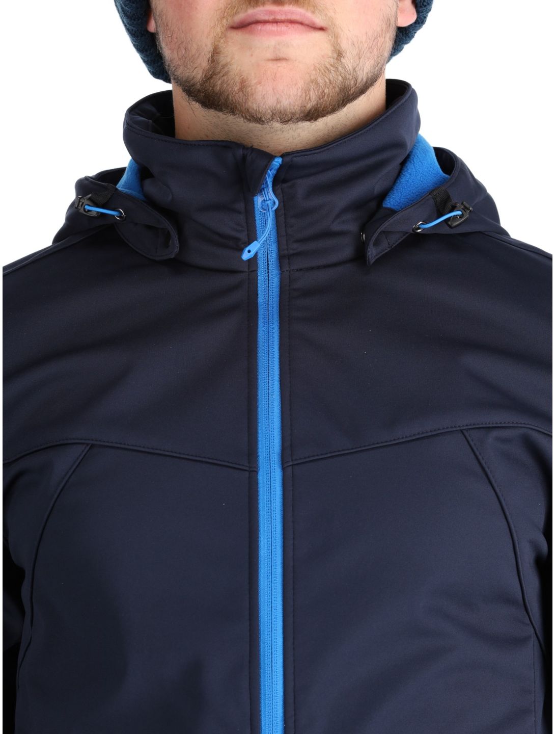 Icepeak, Biggs chaqueta de esquí softshell hombres Blauw azul 