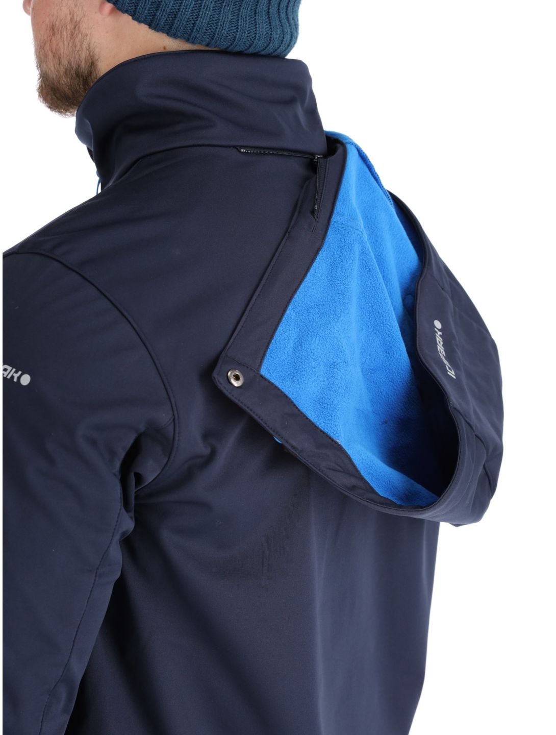 Icepeak, Biggs chaqueta de esquí softshell hombres Blauw azul 