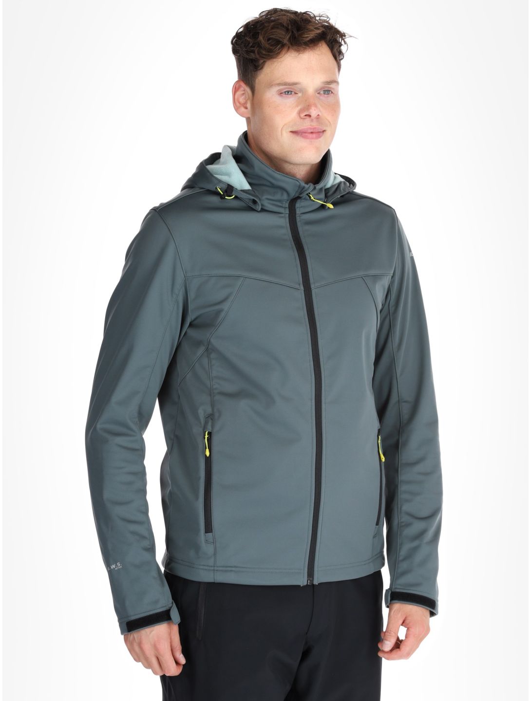 Icepeak, Biggs chaqueta de esquí softshell hombres Dark Olive verde 