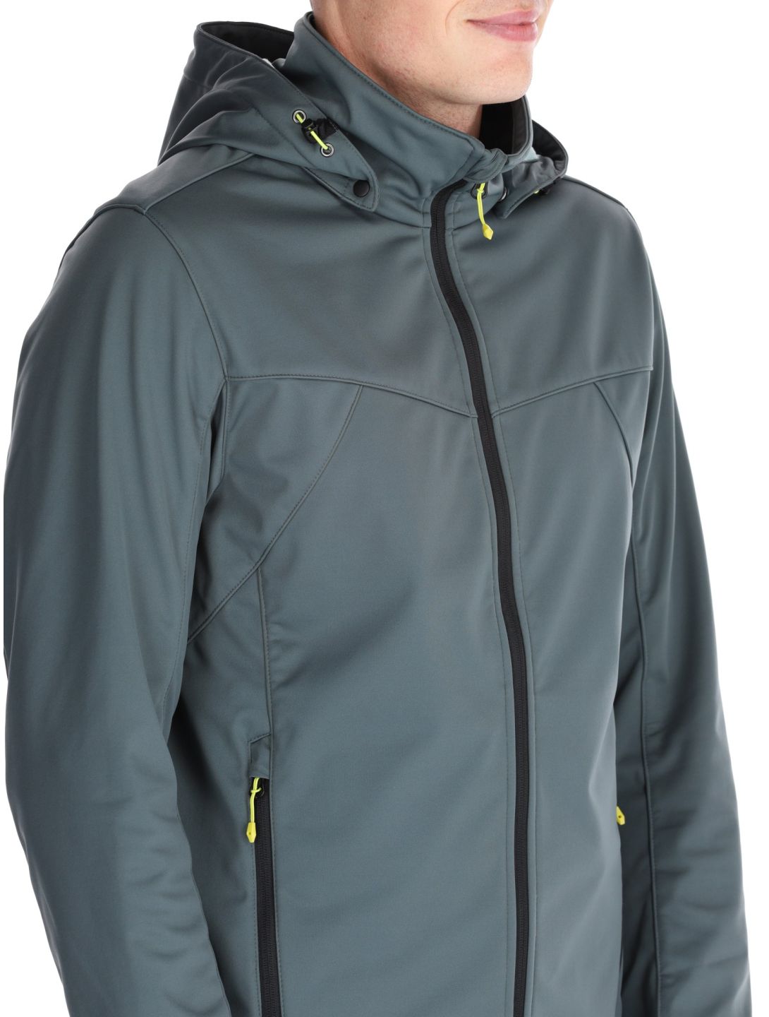 Icepeak, Biggs chaqueta de esquí softshell hombres Dark Olive verde 