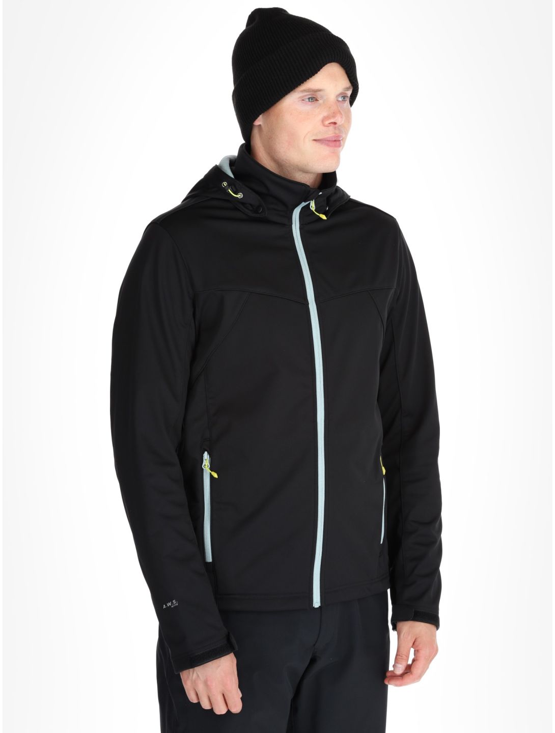 Icepeak, Biggs chaqueta de esquí softshell hombres Groen verde 